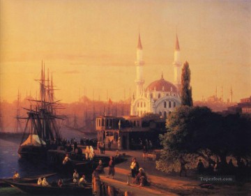  Constant Lienzo - Constantinopla 1856 Romántico Ivan Aivazovsky Ruso